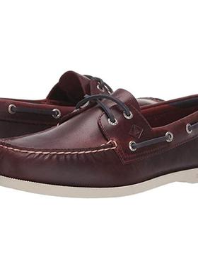 Sperry Top-Sider男休闲鞋皮面系带帆船鞋舒适百搭正品8834403