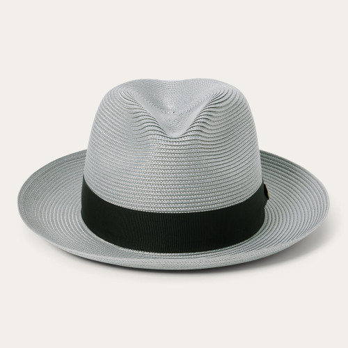 stetson美国手工编织草帽帽遮阳帽牛皮吸汗带 透气清爽防晒沙滩帽