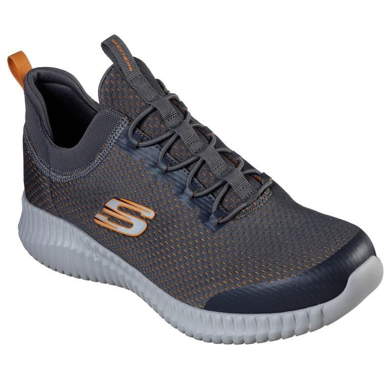 skechers/斯凯奇男运动鞋系带圆头网眼纯色跑步美国直邮7440481
