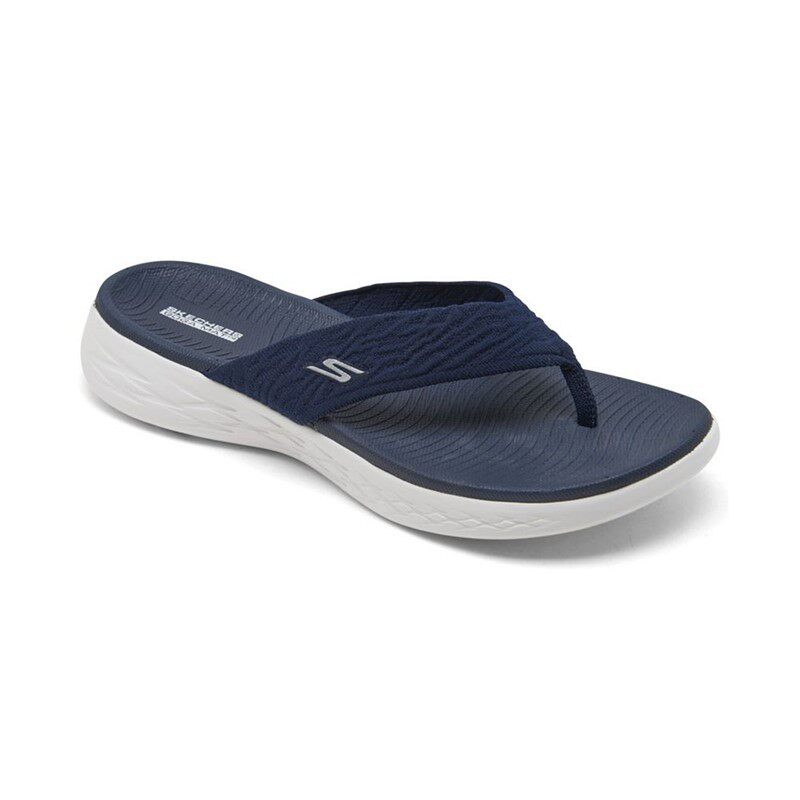 Skechers斯凯奇女鞋人字拖休闲运动凉拖舒适户外沙滩拖鞋度假海边