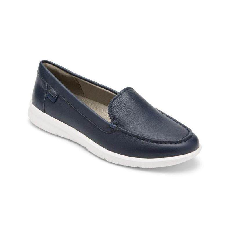 Rockport乐步女鞋乐福鞋皮质休闲圆头中口平跟舒适正品11900360