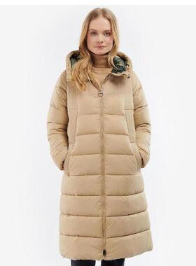 Orvis女士羽绒服中长款带帽拉链柔软保暖简约经典冬季正品3E3N