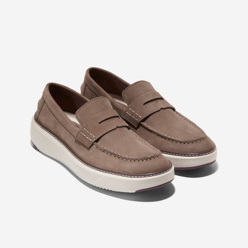 cole haan/可汗男乐福鞋套脚休闲鞋手工缝制皮质美国直邮c36645