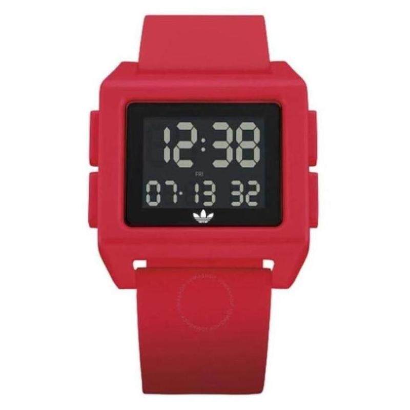 adidas/阿迪达斯男手表石英数字黑色表盘腕表礼物通勤正品z15-203