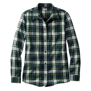 L.L.Bean/宾恩女子长袖格子衬衫户外休闲衣春秋新款10632763