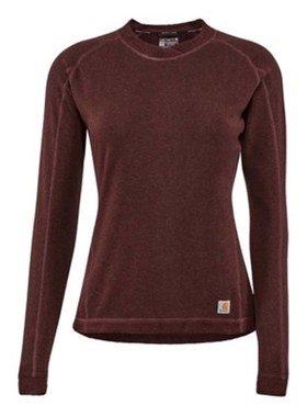 Carhartt/卡哈特女装长袖T恤圆领打底衫吸汗上衣春夏百搭UH0180W