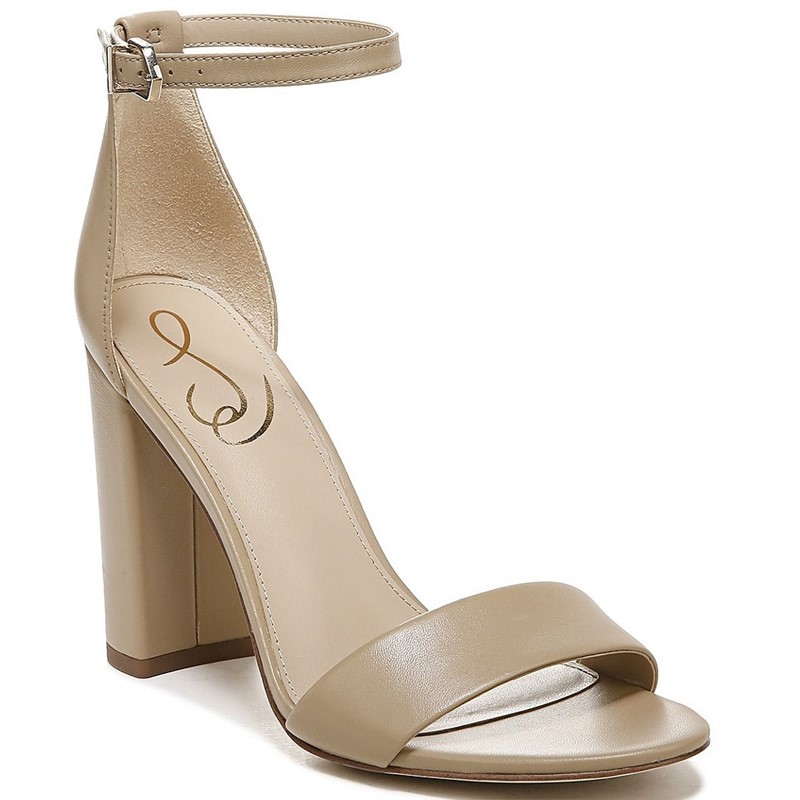 Sam Edelman女鞋粗跟露趾凉鞋高跟鞋潮牌简约百搭时尚优雅春夏季