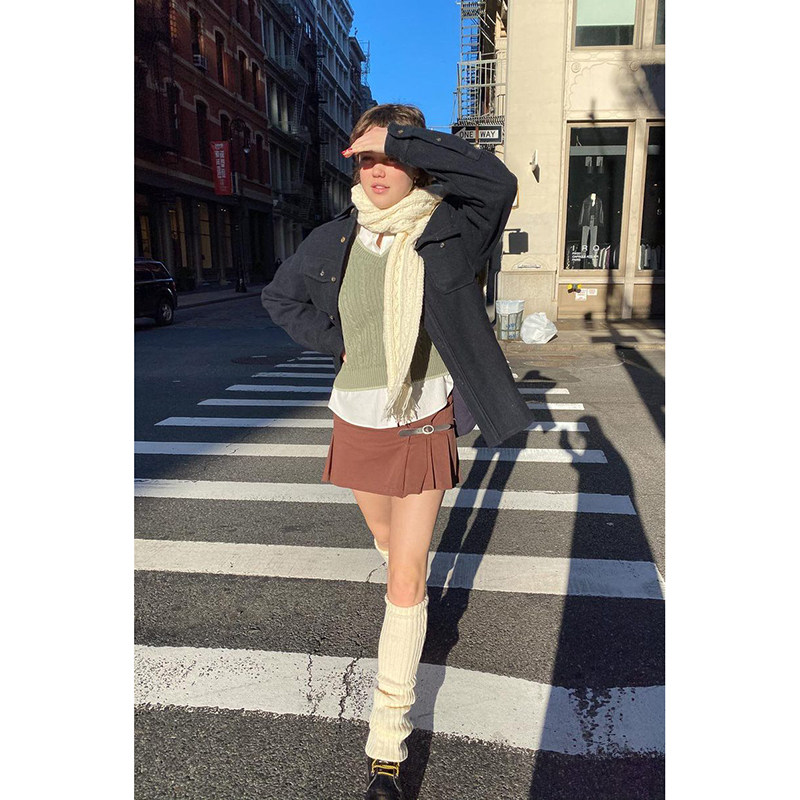 brandy melville短裙少女百褶短裙小码女团学院风青春春夏腰76cm,女装/女士精品,半身裙,淘宝优惠券,粉丝福利购,淘宝优惠卷