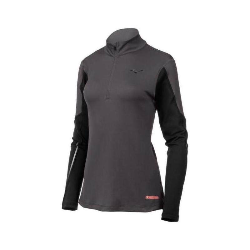 mizuno/美津浓女子运动t恤长袖春秋薄款2022新款内搭正品422019