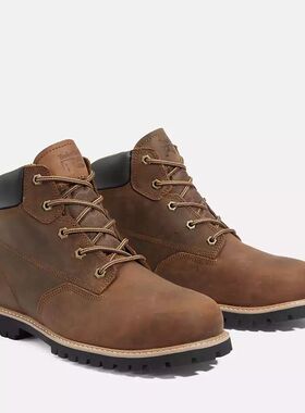 TIMBERLAND添柏岚男靴子户外工装靴马丁靴Gritstone 6 英寸工作靴