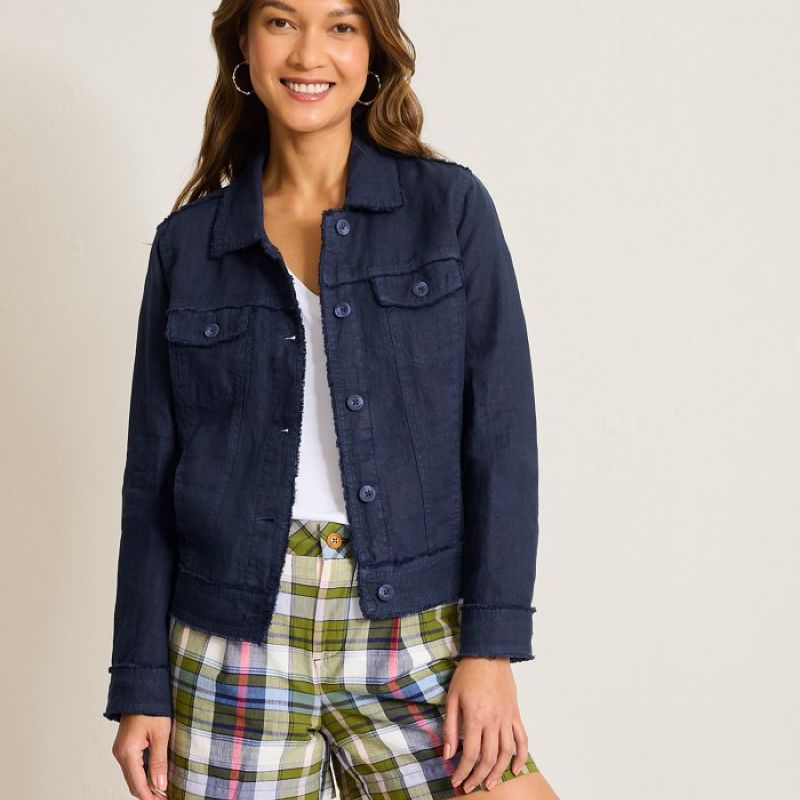 Tommy短款翻领夹克外套