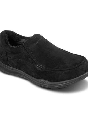 Skechers斯凯奇男棉鞋冬季保暖休闲鞋套脚乐福工作正品66445男子
