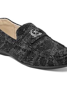 STACY ADAMS男乐福鞋男鞋套脚圆头舒适透气防滑时尚正品25263-042