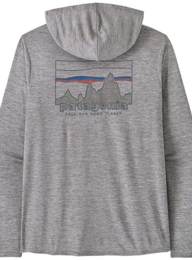 巴塔哥尼亚PATAGONIA男款长袖T恤连帽吸汗宽松速干户外美版45335