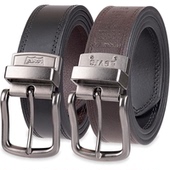 Levi’s 针扣送男友 李维斯皮带男腰带皮革耐用商务休闲上班双面款