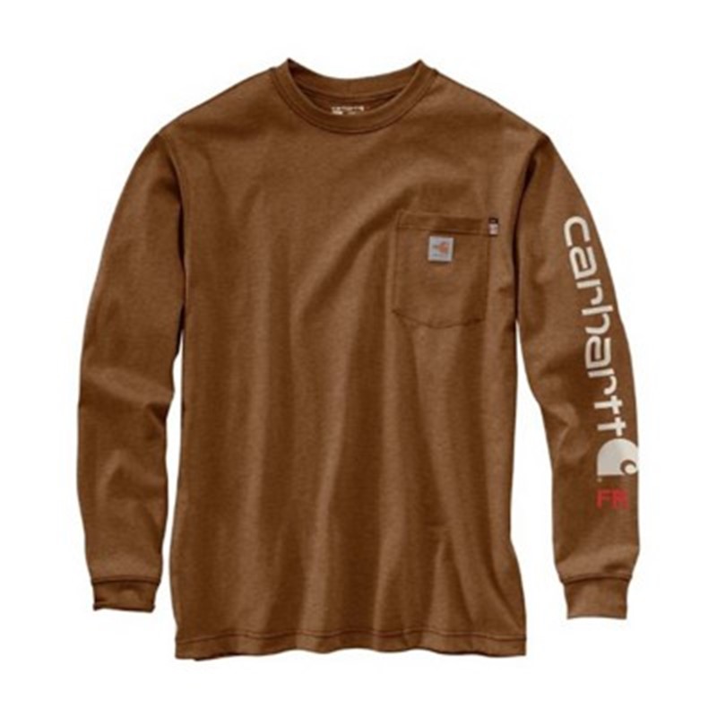 Carhartt/卡哈特男装长袖T恤圆领小衫棉质休闲春夏百搭上衣104130