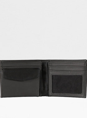 VANS男士短钱包时尚简约对折包邮正品S9VBLK