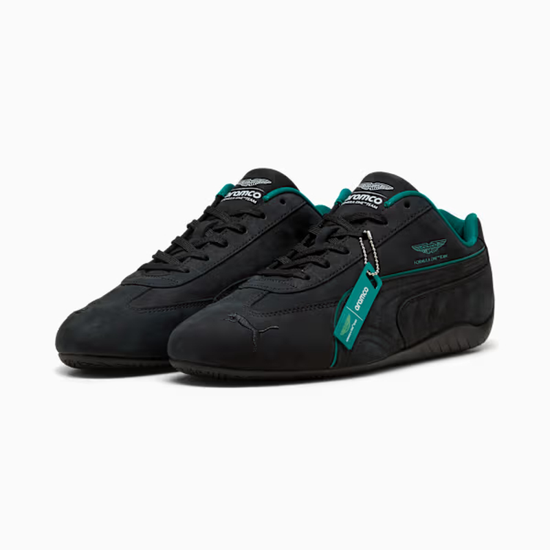 Puma/彪马男鞋赛车鞋运动风阿斯顿F1车队联名款透气缓震 牛皮拼
