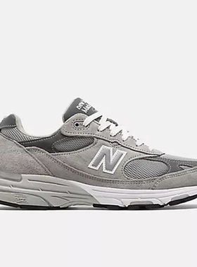 NEW BALANCE NB女运动鞋总统跑鞋993 Core美产复古元祖灰WR993GL