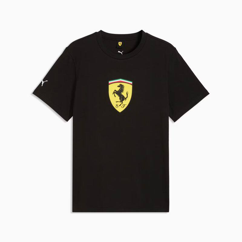 puma彪马运动T恤男短袖法拉利联名款Ferrari经典赛车风半袖净版