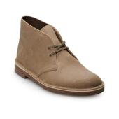 clarks其乐男短靴低帮靴沙漠靴绒面系带英伦复古休闲商务美国正品