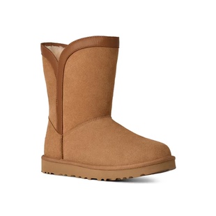 UGG女鞋雪地靴中筒靴棉鞋户外保暖套筒短靴羊毛加厚东北保暖冬季