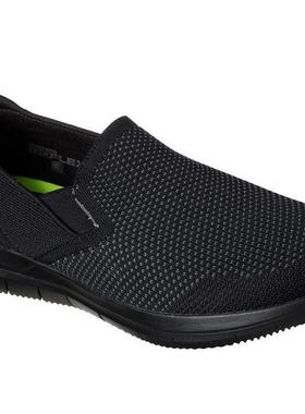 Skechers/斯凯奇男鞋跑步鞋针织网面透气一脚蹬轻便美国直邮54017