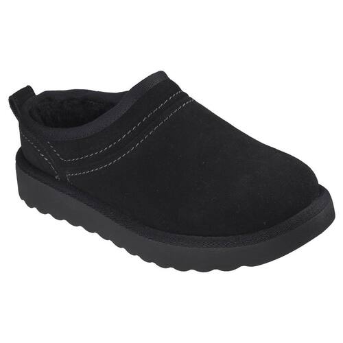 Skechers斯凯奇短筒女鞋棉鞋一脚蹬免系带缓震防滑保暖宽松型冬季