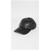 Acne 410S10850 Studios女士帽子鸭舌帽纯小牛皮纯色亮面舒适正品