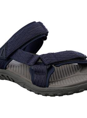 Skechers/斯凯奇拖鞋男鞋凉拖休闲款渔夫鞋布面透气美国直邮65465