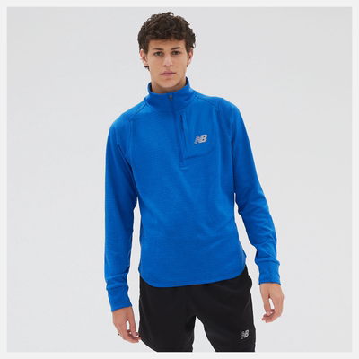NEW BALANCE NB男士运动休闲长袖T恤半拉链吸汗直邮MT23252
