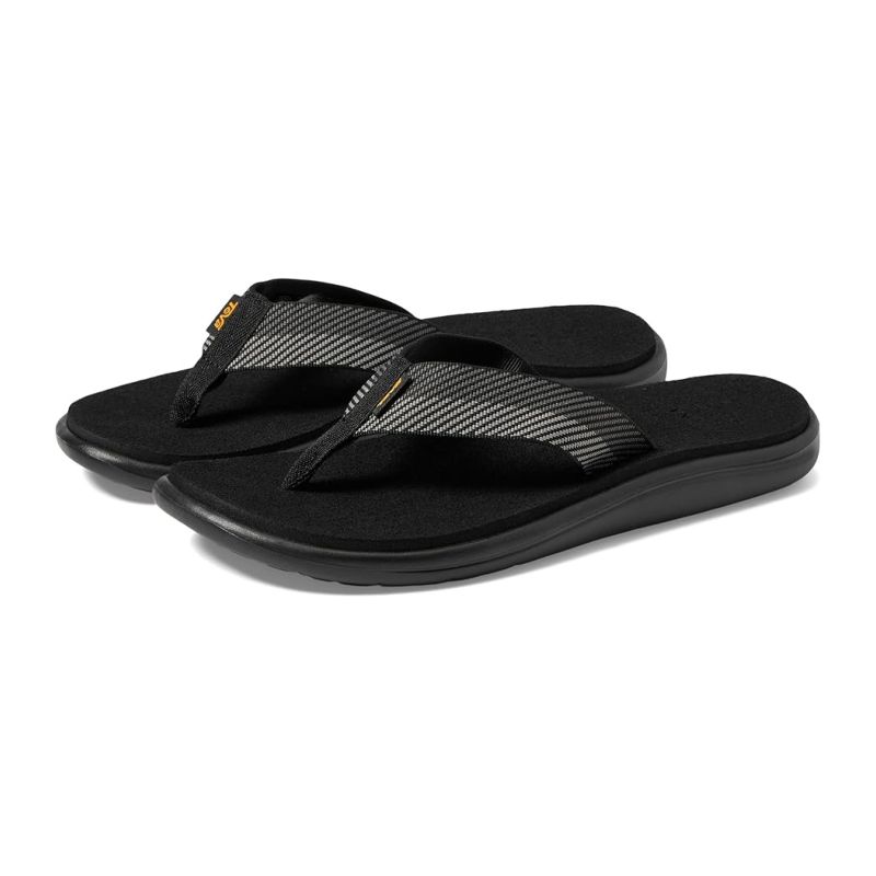 Teva太哇男鞋人字拖帆布鞋面拖鞋夹趾防滑沙滩鞋夏季度假室外凉拖