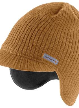 carhartt卡哈特男帽子秋冬保暖护耳带檐柔软挡雪正品35481-104486
