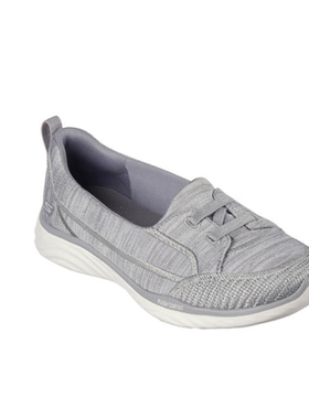 斯凯奇Skechers女休闲鞋单鞋一脚蹬低帮缓震透气健步户外瓢鞋夏季