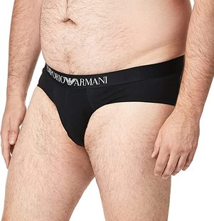 阿玛尼男内裤 三角纯棉透气3条柔软春秋正品 Armani Emporio E001A