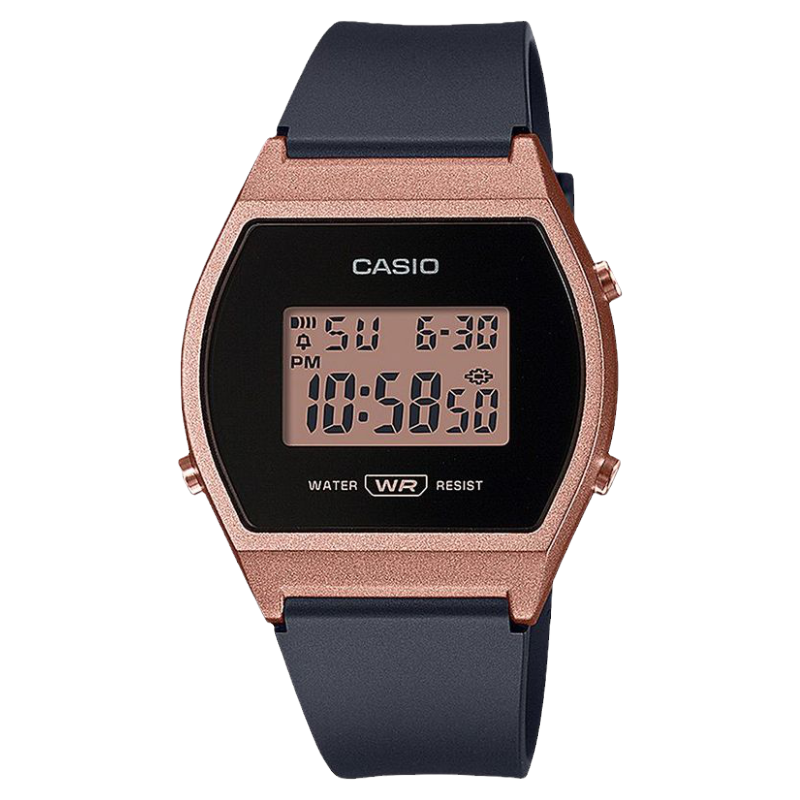 casio卡西欧女士手表腕表石英表防水50m树脂数字显示简约时尚正品
