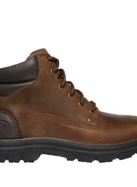 Skechers/斯凯奇男子户外休闲皮鞋运动缓震中帮短靴春秋正品65573