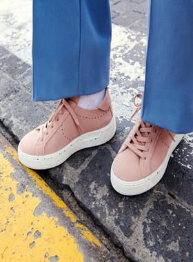 Ecco/爱步女时尚休闲鞋运动潮牌防滑舒适透气春秋板鞋正品91583