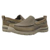 Skechers斯凯奇男鞋 舒适 透气散步春夏爸爸鞋 乐福鞋 一脚蹬帆船鞋