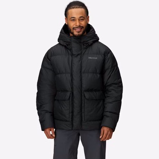 Marmot土拨鼠羽绒服男装冬季面包服保暖700蓬加厚户外马魔山上衣