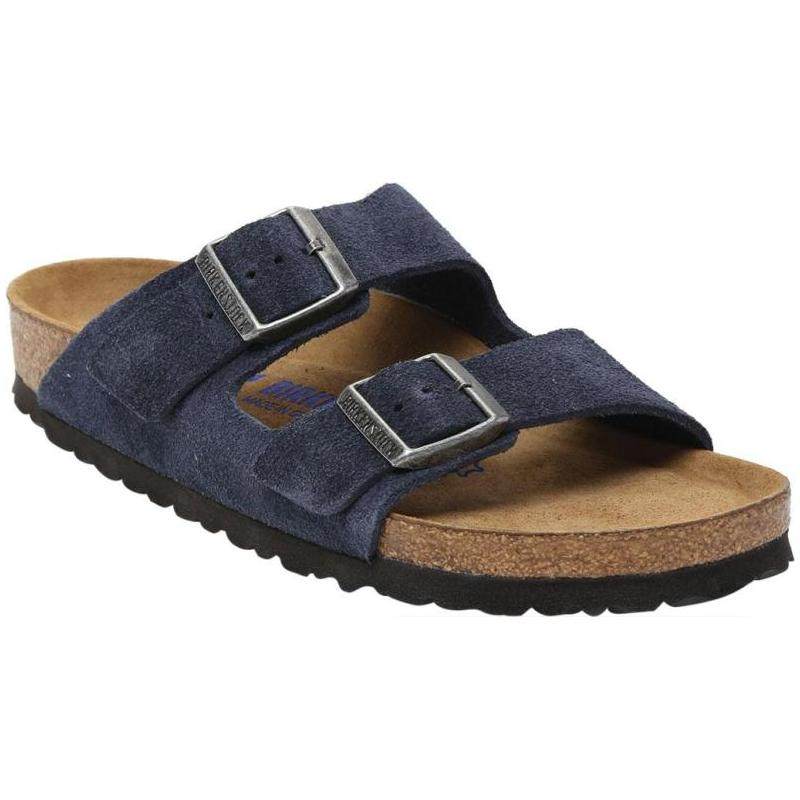 Birkenstock勃肯勃肯男鞋拖鞋夏季软木外穿反绒休闲减震892489