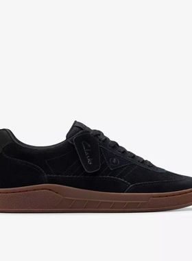 Clarks其乐男鞋运动休闲鞋板鞋绒面革Craft Rally Ace复古网球鞋