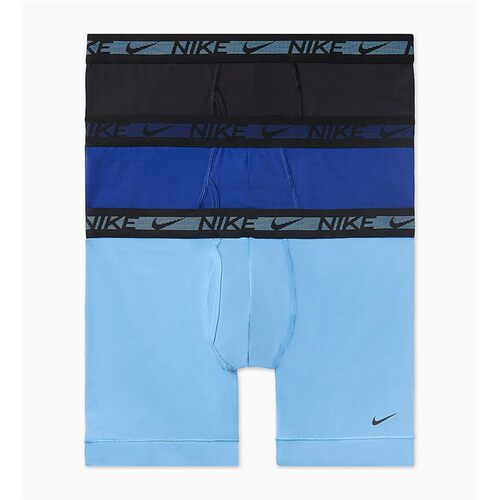 Nike/耐克男短裤运动休闲平角内裤3条装纯色舒适透气四季款正品