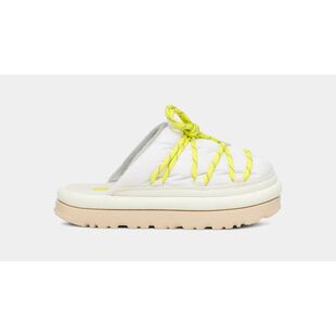 UGG女士Spaceslider棉拖面包雪地拖鞋反光鞋带一脚蹬柔软舒适