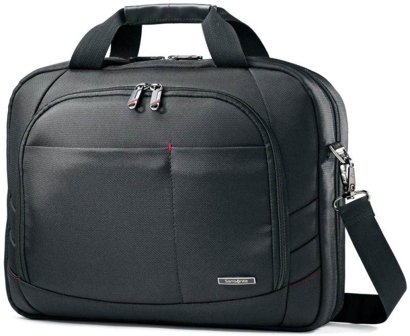 samsonite/新秀丽男士黑色手提单肩包电脑包美国直邮49208 1041