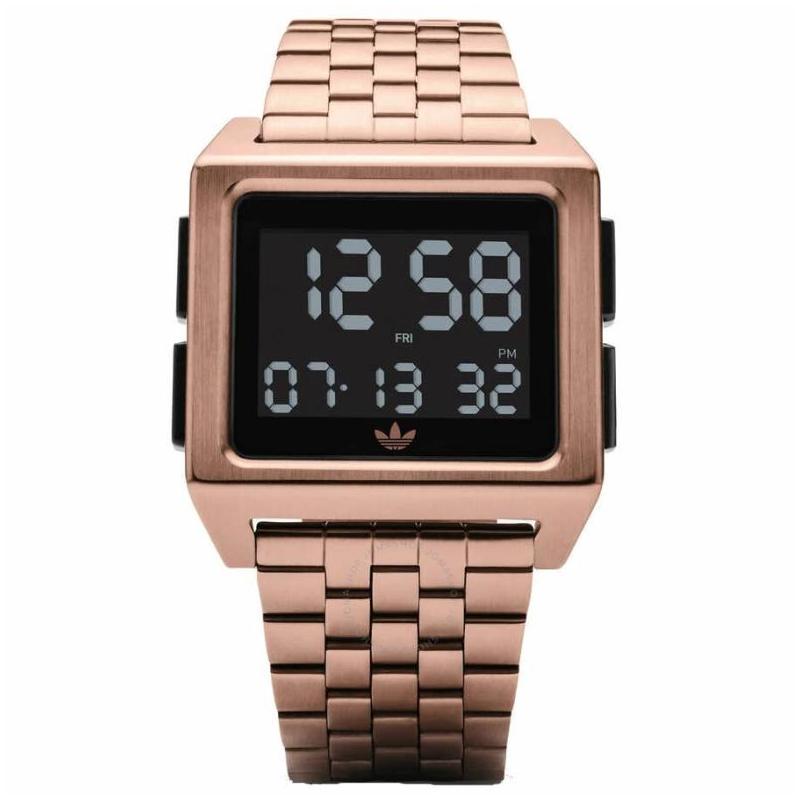 adidas/阿迪达斯男手表石英数字黑色表盘腕表礼物正品z01-1098