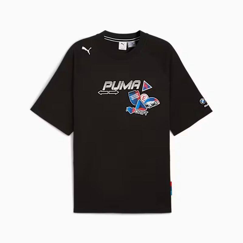 PUMA/彪马男士T恤赛车服棉吸汗运动短袖BMW M Motorsport宝马联名