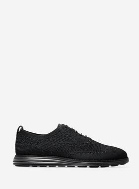 Cole Haan/可汗男运动休闲鞋针织系带圆头透气时尚正品C28443