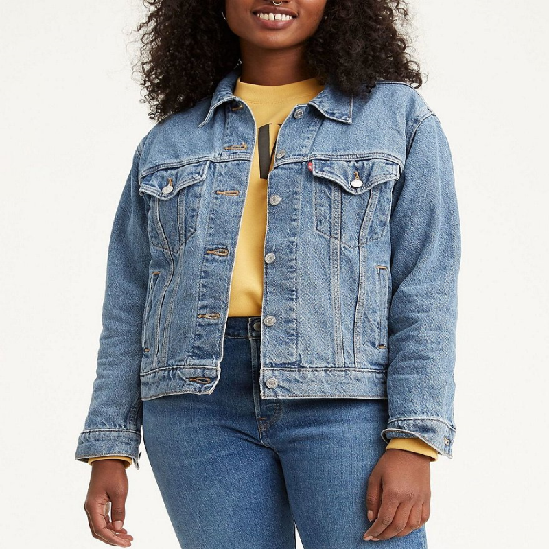 levis/李维斯西部牛仔风女士上衣外套牛仔夹克新款女装