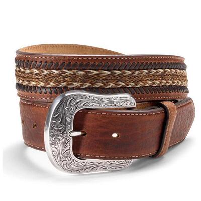 orvis男士可调节复古镶嵌皮带